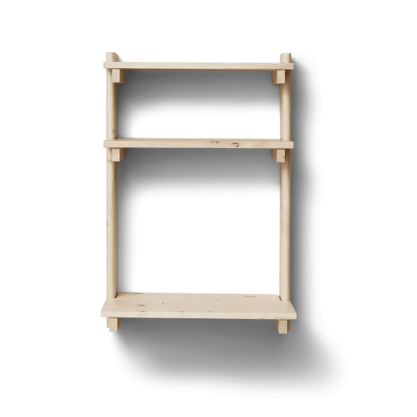Form & Refine Étagère murale Beam avec bureau Bois de pin