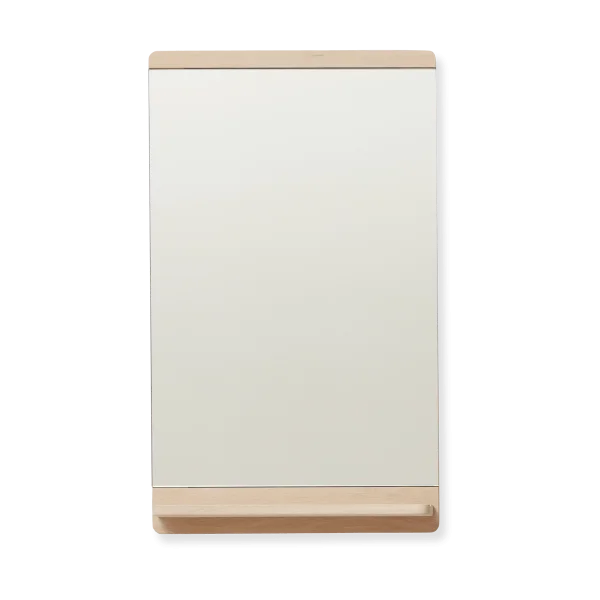 Form & Refine Miroir mural Rim 40x68 cm Chêne blanc