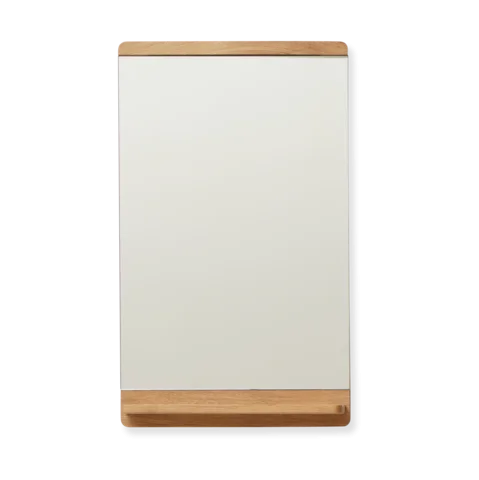 Form & Refine Miroir mural Rim 40x68 cm Chêne