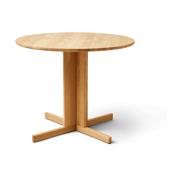 Form & Refine Table à manger Trefoil Ø90 cm Chêne