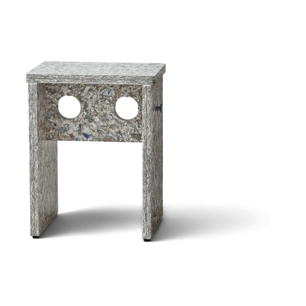 Form & Refine Tabouret Remake 35x45 cm Gris
