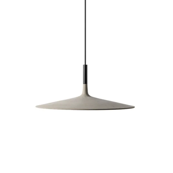 Foscarini - Aplomb Large LED Suspension Dimmable Gris Béton 10m