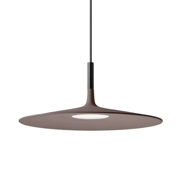 Foscarini - Aplomb Large Suspension Dimmable Marron Câble 10m