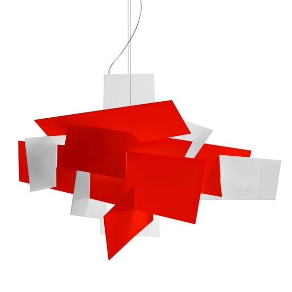 Foscarini - Big Bang LED XL Suspension Dimmable Rouge 10m