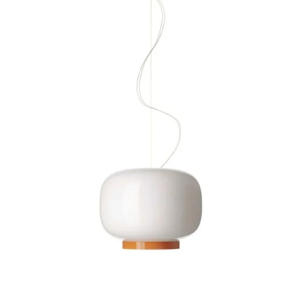 Foscarini - Chouchin 1 Reverse Suspension LED, blanc/orange