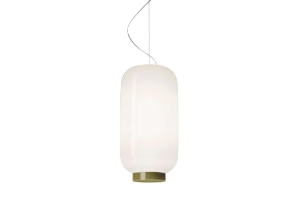 Foscarini - Chouchin 2 LED Suspension Dimmable 10m White/Green