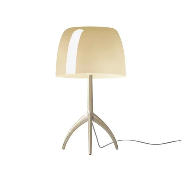 Foscarini - Lampe à poser Lumiere Grande, dorée/beige, 45 cm