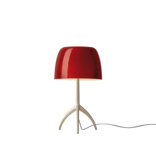 Foscarini - Lampe à poser Lumiere Piccola, dorée/rouge, 35 cm