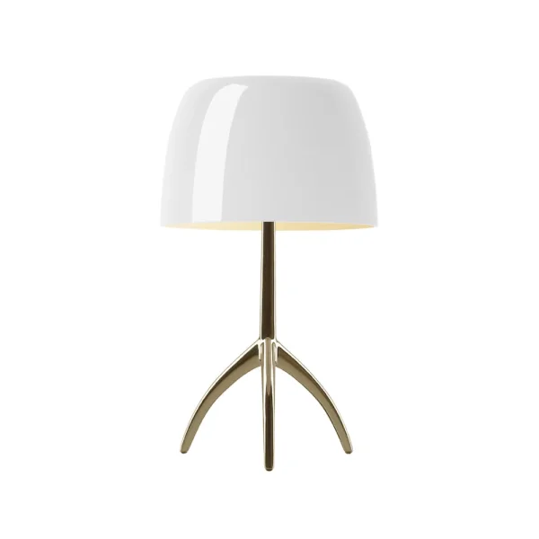 Foscarini Lampe de table Lumiere Grande Dimbar blanc, champagne