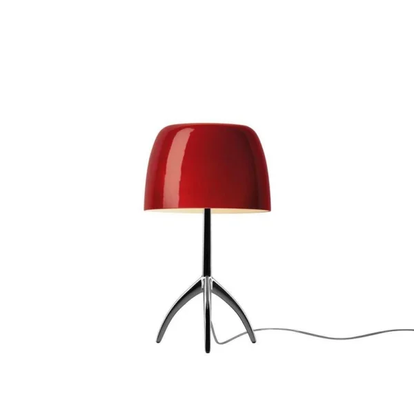 Foscarini - Lampe de table Lumiere Piccola, chrome/rouge, 35 cm