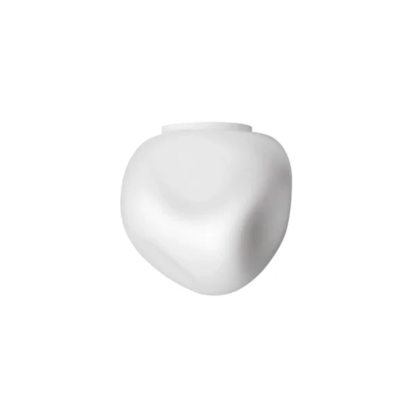 Foscarini - Plafonnier Hoba Midi, Ø 19 cm, blanc, verre