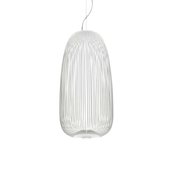 Foscarini - Spokes 1 LED Suspension Dimmable Blanc 10m