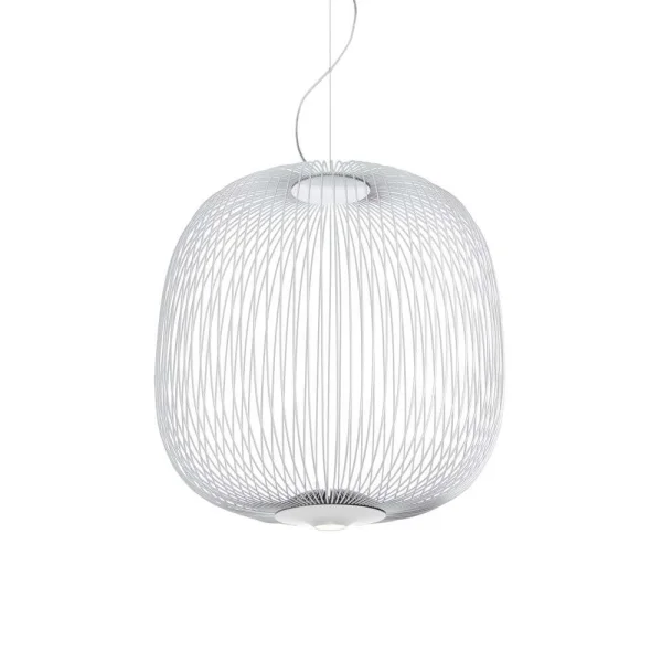 Foscarini - Spokes 2 LED Suspension Dimmable Blanc 10m