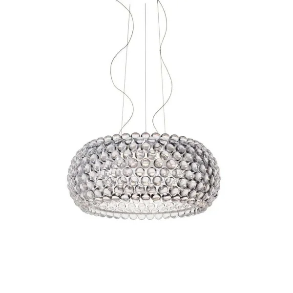 Foscarini - Suspension Caboche Plus Grande LED, transparente, connectée