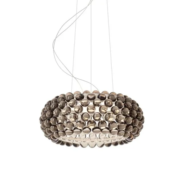 Foscarini - Suspension LED Caboche Plus Media, grise, intelligente