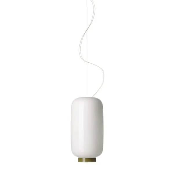 Foscarini - Suspension LED Chouchin 2 Reverse, blanc/vert