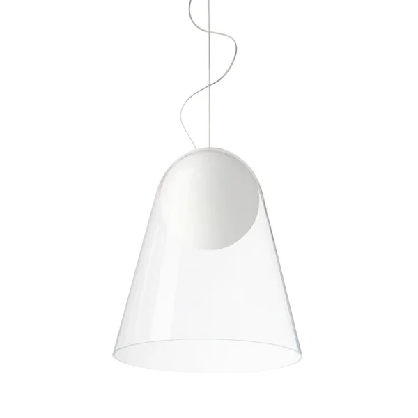 Foscarini - Suspension LED MyLight Satellight, transparente, intelligente