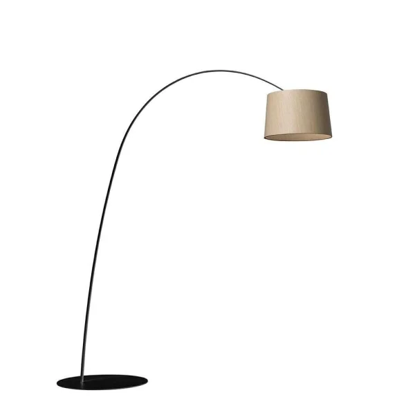 Foscarini - Twiggy LED Lampadaire Black/Wood