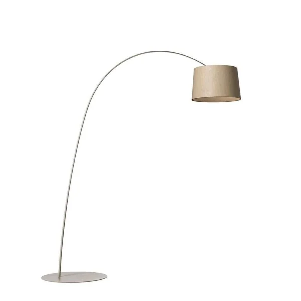 Foscarini - Twiggy LED Lampadaire Greige/Wood