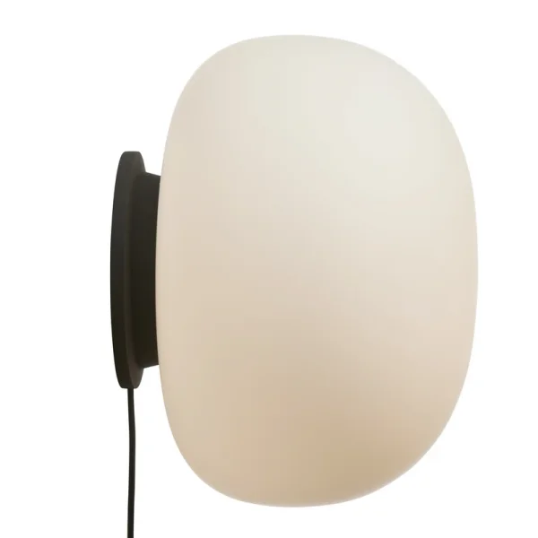 FRANDSEN - Applique murale Supernate, Ø 38 cm, interrupteur, opale/blanc