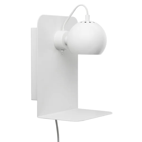 Frandsen - Ball Applique Murale avec USB Blanc Mat