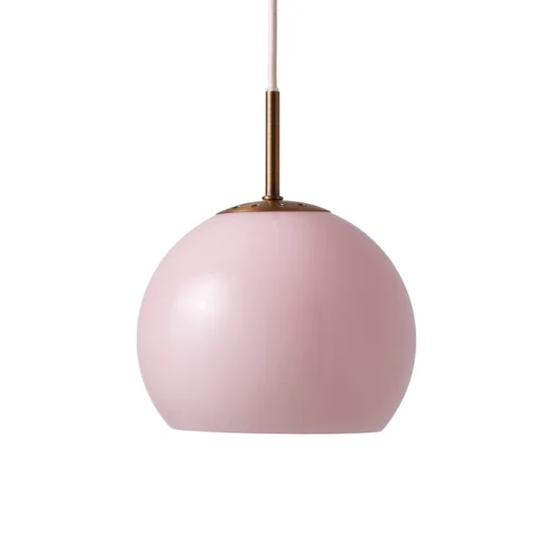 FRANDSEN - Ball Glass Suspension Ø18 Opale Rose