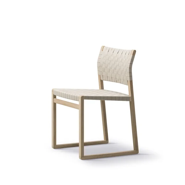 Fredericia Furniture Chaise BM61 Tressé naturel-pieds huilés