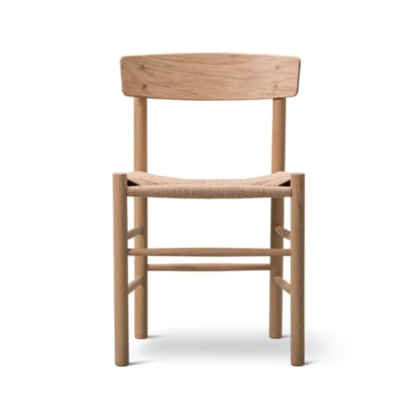 Fredericia Furniture Chaise J39 Chêne clair huilé-tressé naturel
