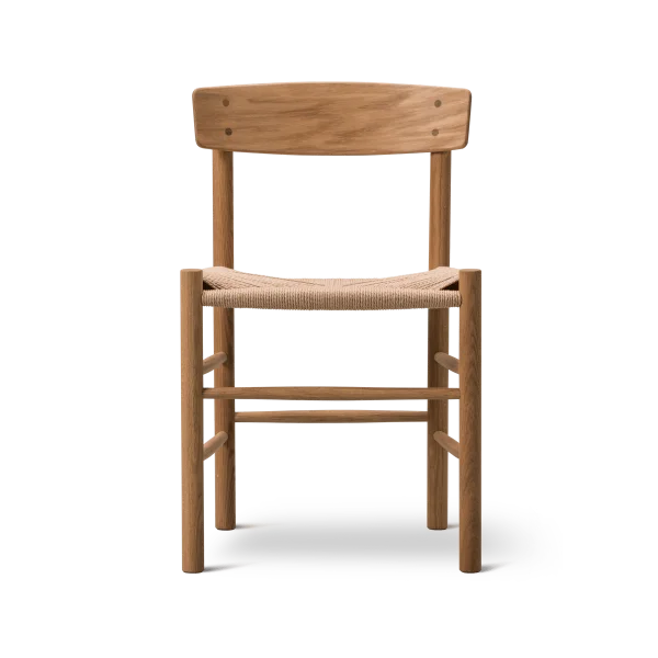 Fredericia Furniture Chaise J39 Chêne huilé-tressé naturel
