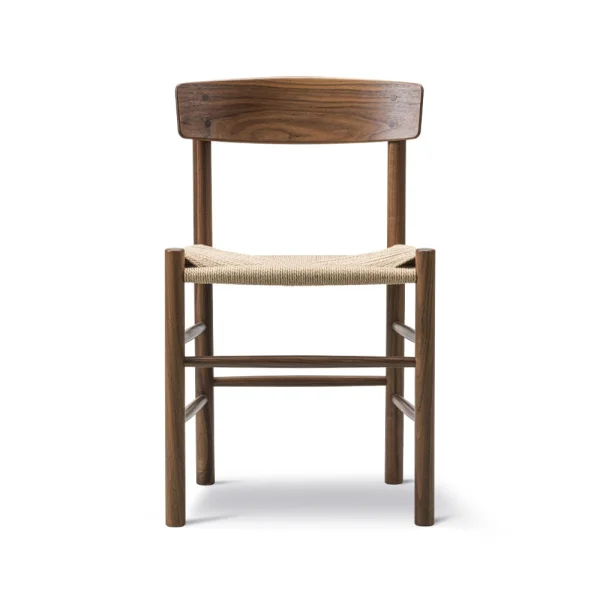 Fredericia Furniture Chaise J39 Noyer huilé-tressé naturel