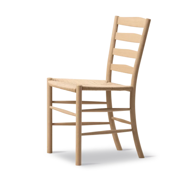 Fredericia Furniture Chaise Klint Tressé naturel-chêne savonné