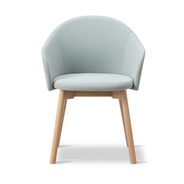 Fredericia Furniture Fauteuil Gomo Armchair à piètement en bois Mylla 811-chêne laqué