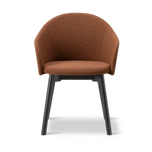 Fredericia Furniture Fauteuil Gomo Armchair à piètement en bois Myr 362-chêne laqué noir