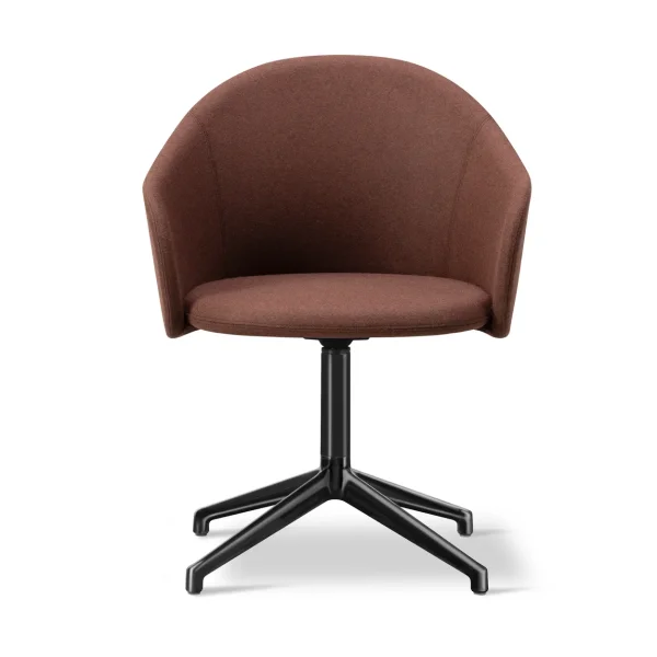 Fredericia Furniture Fauteuil Gomo Armchair pivotant à 4 branches Blazer CUZ4D-noir