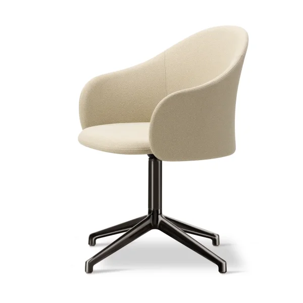 Fredericia Furniture Fauteuil Gomo Armchair pivotant à 4 branches Mylla 221-silex