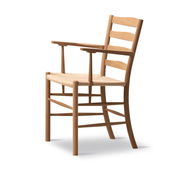 Fredericia Furniture Fauteuil Klint Tressé naturel-chêne huilé