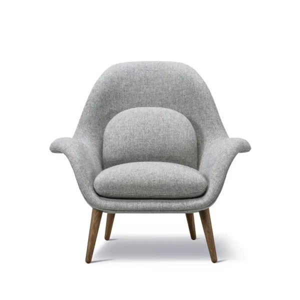 Fredericia Furniture Fauteuil Swoon Hallingdal 65 130-chêne fumé