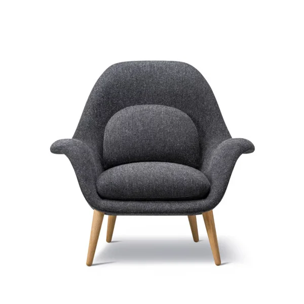 Fredericia Furniture Fauteuil Swoon Hallingdal 65 180-chêne huilé