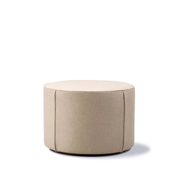 Fredericia Furniture Pouf Mono Grand Linen beige-Ø55 cm