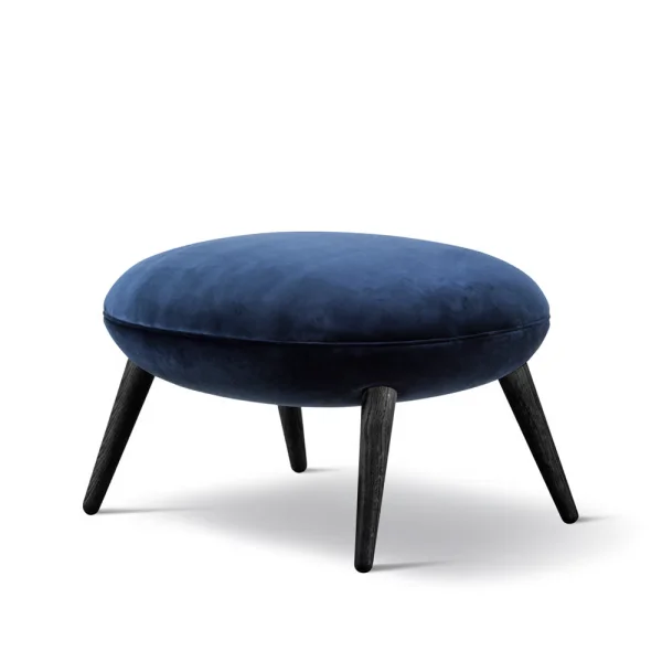 Fredericia Furniture Pouf Swoon Harald 3 792-laqué noir chêne