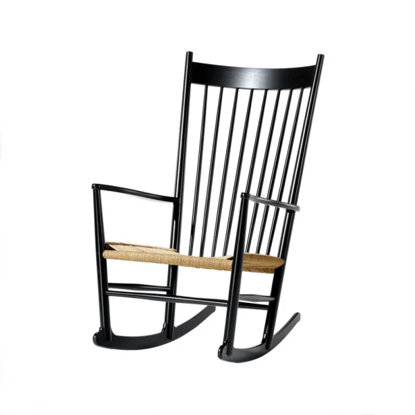 Fredericia Furniture Rocking-chair J16 Naturel-chêne noirci