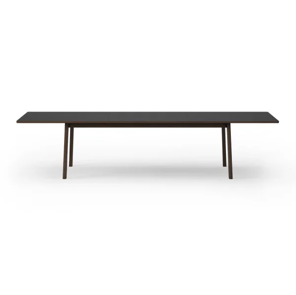 Fredericia Furniture Table Ana 220-320x95 cm Nanolaminé noir-chêne fumé