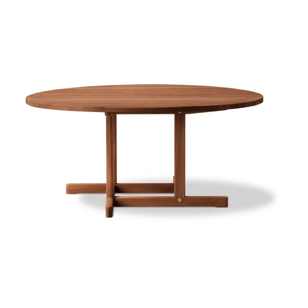 Fredericia Furniture Table basse BM80 Mogensen Coffee Table Ø120 cm Chêne fumé huilé