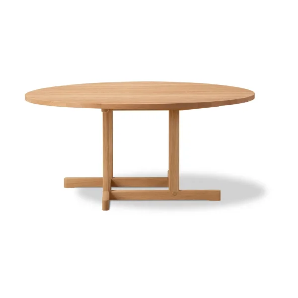 Fredericia Furniture Table basse BM80 Mogensen Coffee Table Ø120 cm Chêne huilé