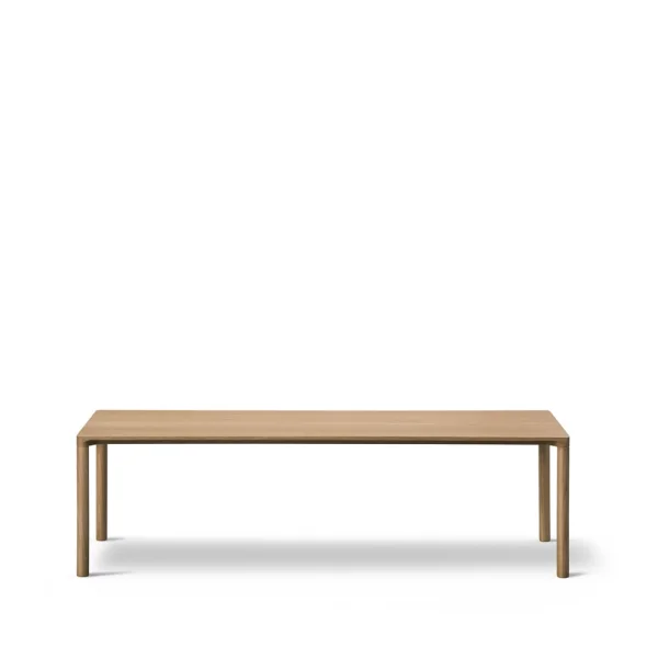 Fredericia Furniture Table basse Piloti 6715 Chêne clair huilé-hauteur 35 cm