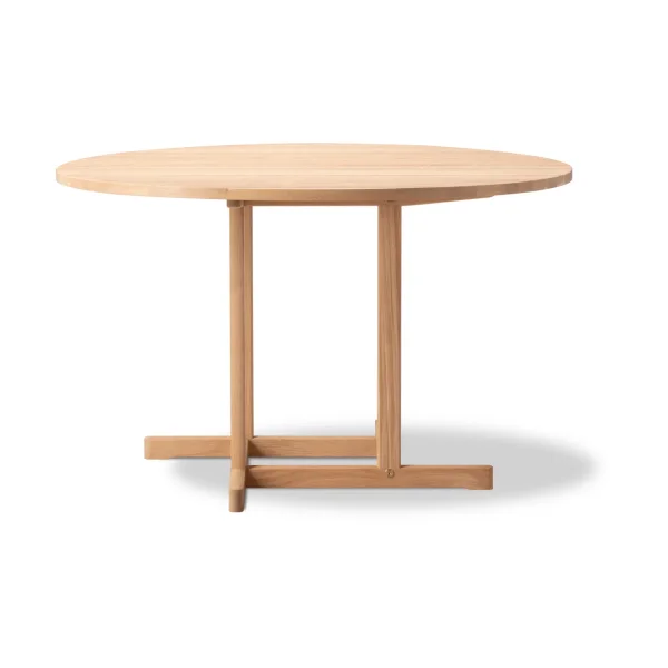 Fredericia Furniture Table BM80 Mogensen Shaker Ø120 cm Chêne clair huilé