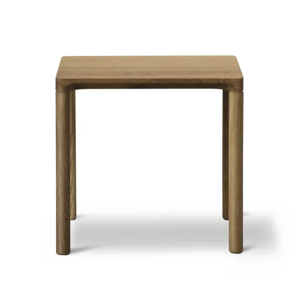 Fredericia Furniture Table d’appoint Piloti 6700 Chêne fumé-hauteur 35 cm