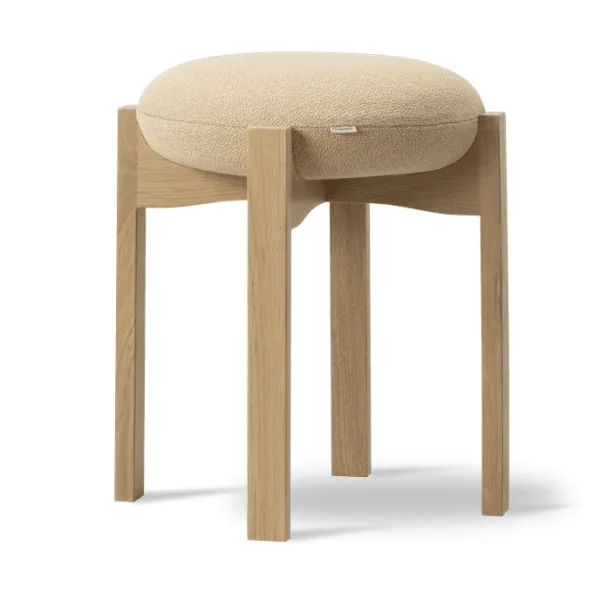 Fredericia Furniture Tabouret Pioneer bas Vidar 323-chêne laqué