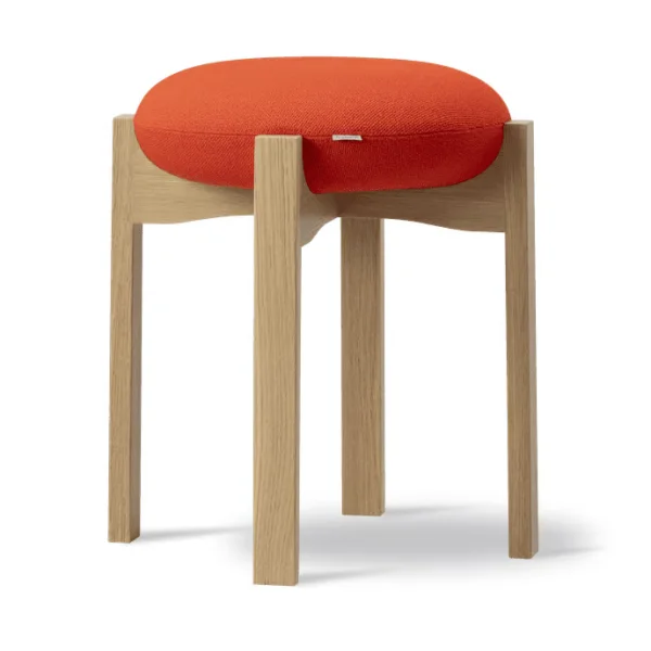 Fredericia Furniture Tabouret Pioneer bas Vidar 542-chêne laqué
