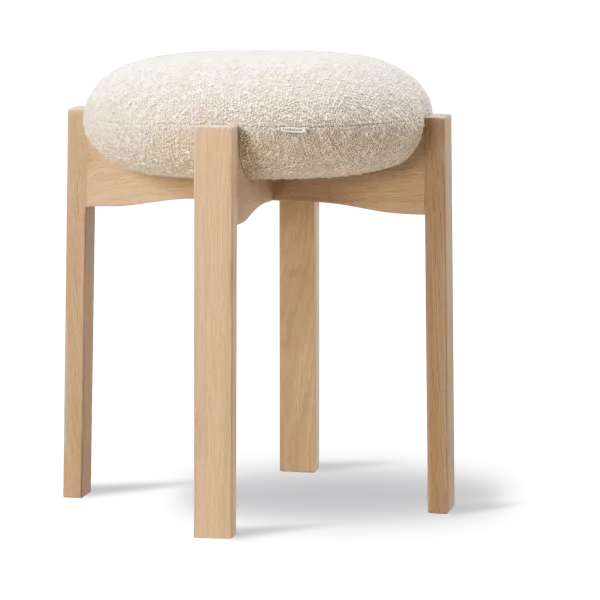 Fredericia Furniture Tabouret Pioneer bas Zero 0001-chêne laqué